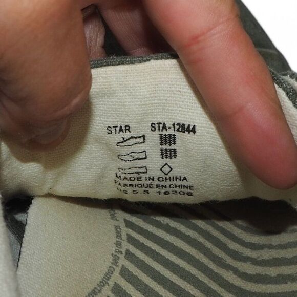 Taos Star Casual Lace-up Sneakers Olive Green STA-12844 Women's 5.5 - Picture 10 of 12